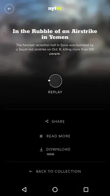 NYT VR android App screenshot 2